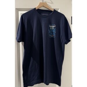 Holman 100 World Tour T Shirt Large Blue Graphic Event Tee Cotton 2024